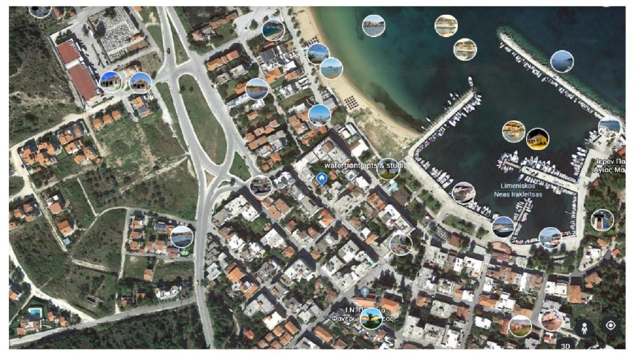 Waterfront Studio Nea Iraklitsa Apartment ภายนอก รูปภาพ